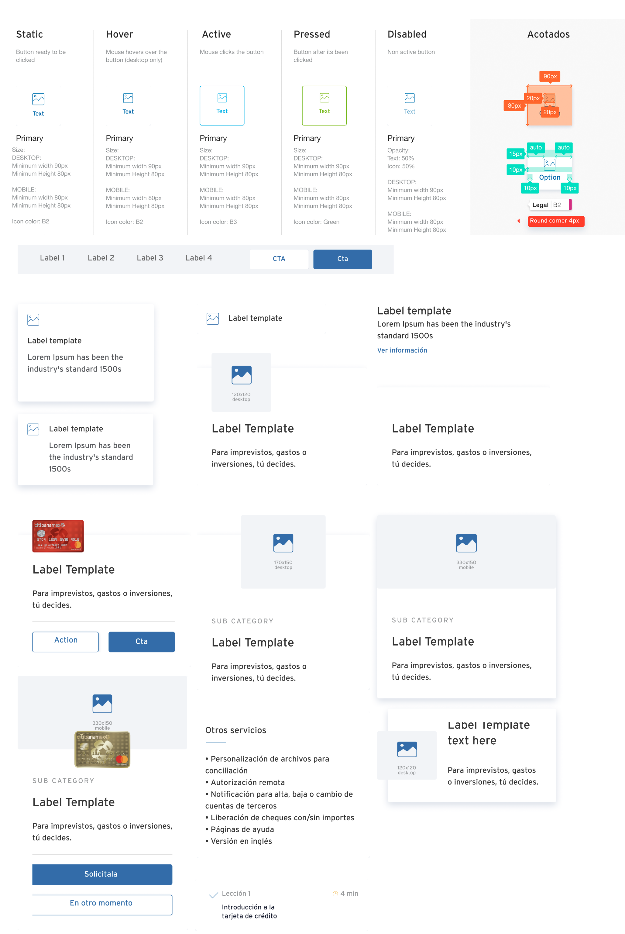 Component library in Sketch