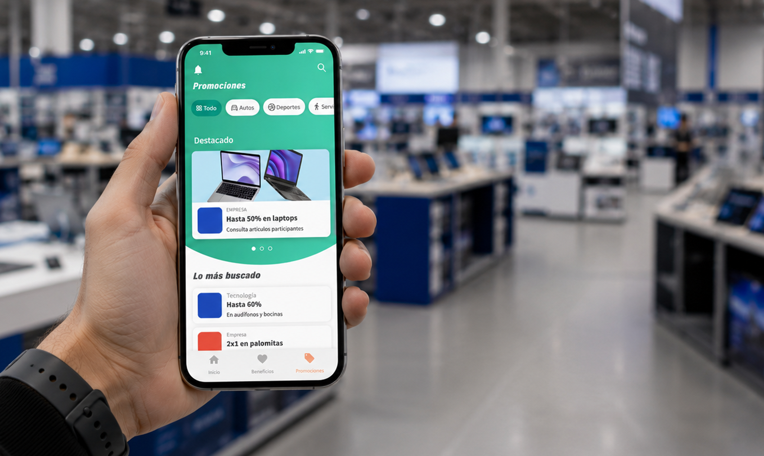 UP Sí Vale app redesign mockups